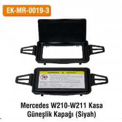 MERCEDES W210-W211 Kasa Güneşlik Kapağı (siyah) | EK-MR-0019-3