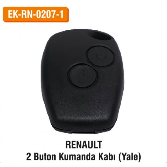 RENAULT 2 Buton Kumanda Kabu (Yale) | EK-RN-0207-1