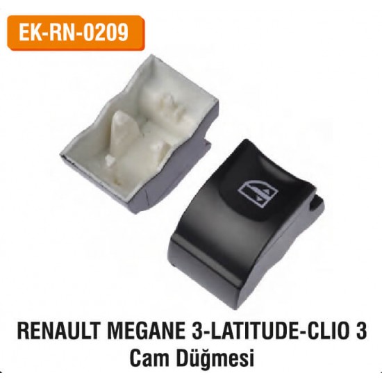 Renault Megane 3 Latitude-Clio 3 Cam Düğmesi | EK-RN-0209