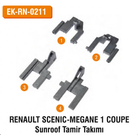 RENAULT SCENİC-MEGANE 1 COUPE Sunroof Tamir Takımı | EK-RN-0211