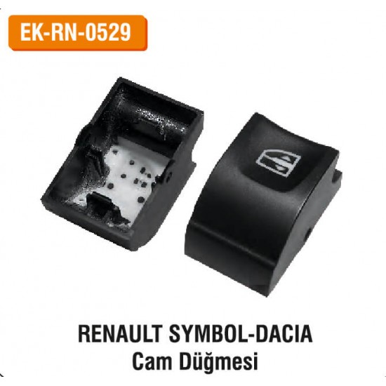 RENAULT SYMBOL DACIA Cam Düğmesi | EK-RN-0529