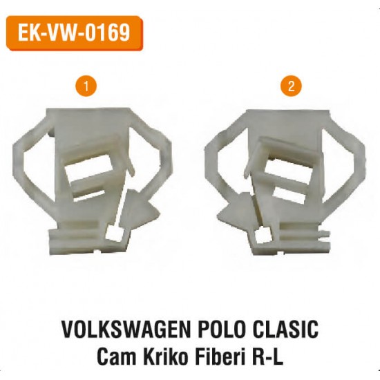 VOLKSWAGEN POLO CLASIC Cam Kriko Fiberi R-L | EK-VW-0169