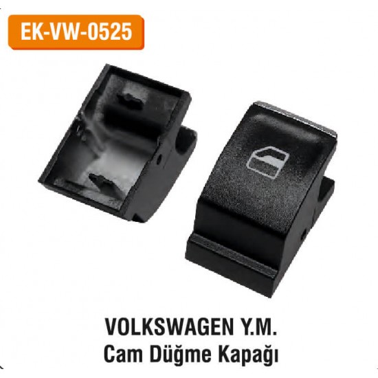 VOLKSWAGEN Y.M. Cam Düğme Kapağı | EK-VW-0525